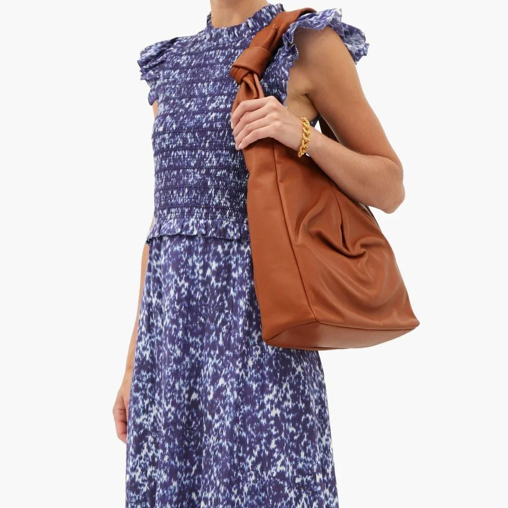 STAUD Island Knotted Leather Tote - Picture 4 of 14